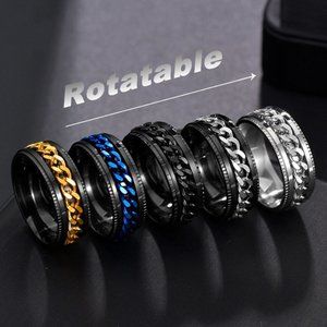 STAINLESS STEEL  ROTABLE SPINNER RINGS